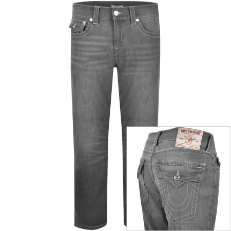True Religion Ricky Flap Jeans Grey Wash | Mainline Menswear us